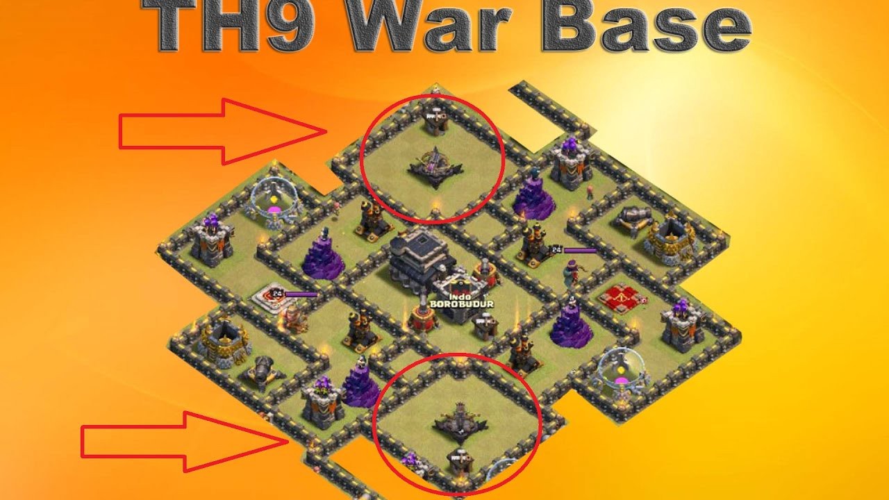 Th9 war base layout is coc